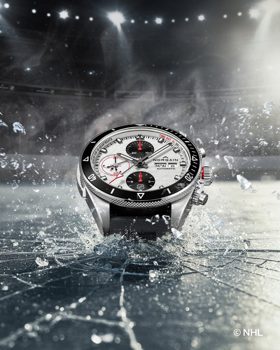 【NORQAIN】北米プロホッケーリーグNHLとパートナーシップ締結！記念モデル ADVENTURE CHRONO 41MM NHL LIMITED EDITIONを発表！近日入荷予定！ - NORQAIN 