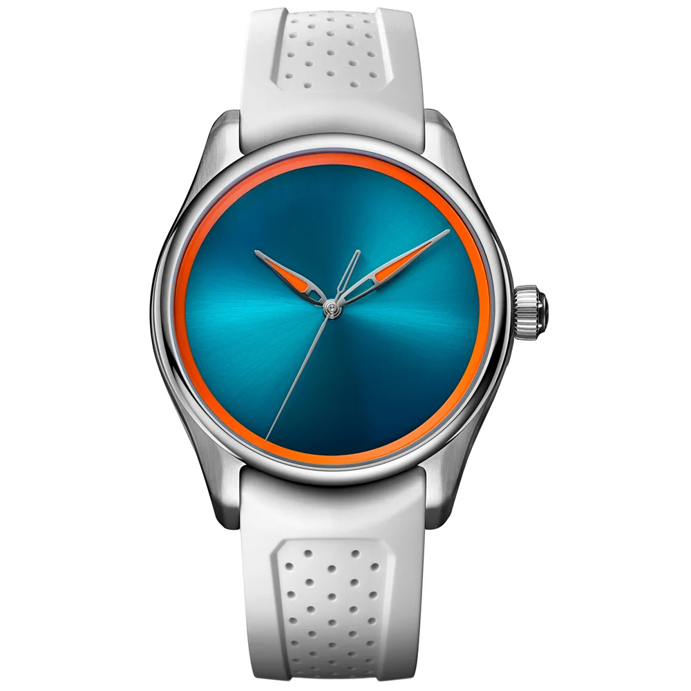 【H.モーザー】店頭初入荷の商品3点ご紹介させていただきます!「パイオニア・センターセコンド スパイスドアクア」「パイオニア シリンドリカル トゥールビヨン スケルトン スパイスドアクア」「エンデバー・センターセコンド コンセプト パープルエナメル」 - H.Moser&Cie.