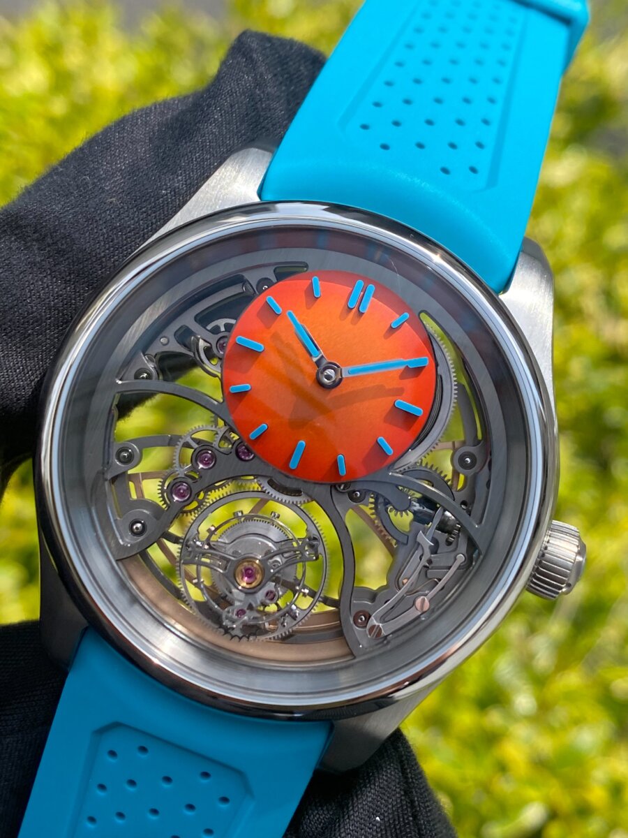 画像 【H.モーザー】店頭初入荷の商品3点ご紹介させていただきます!「パイオニア・センターセコンド スパイスドアクア」「パイオニア シリンドリカル トゥールビヨン スケルトン スパイスドアクア」「エンデバー・センターセコンド コンセプト パープルエナメル」 - H.Moser&Cie.