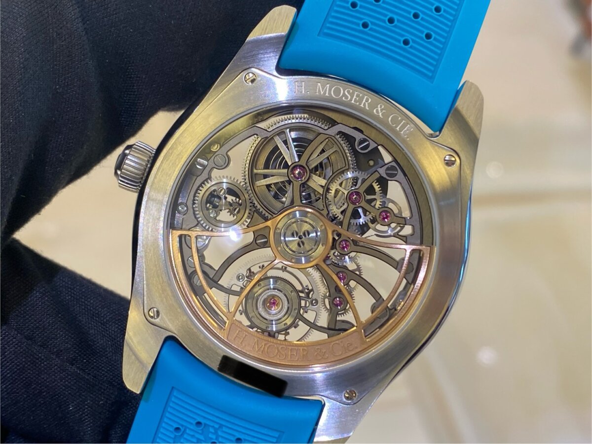 画像 【H.モーザー】店頭初入荷の商品3点ご紹介させていただきます!「パイオニア・センターセコンド スパイスドアクア」「パイオニア シリンドリカル トゥールビヨン スケルトン スパイスドアクア」「エンデバー・センターセコンド コンセプト パープルエナメル」 - H.Moser&Cie.