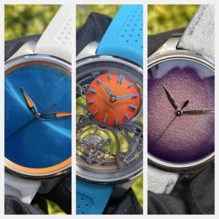 【H.モーザー】店頭初入荷の商品３点ご紹介させていただきます！「パイオニア・センターセコンド スパイスドアクア」「パイオニア シリンドリカル トゥールビヨン スケルトン スパイスドアクア」「エンデバー・センターセコンド コンセプト パープルエナメル」