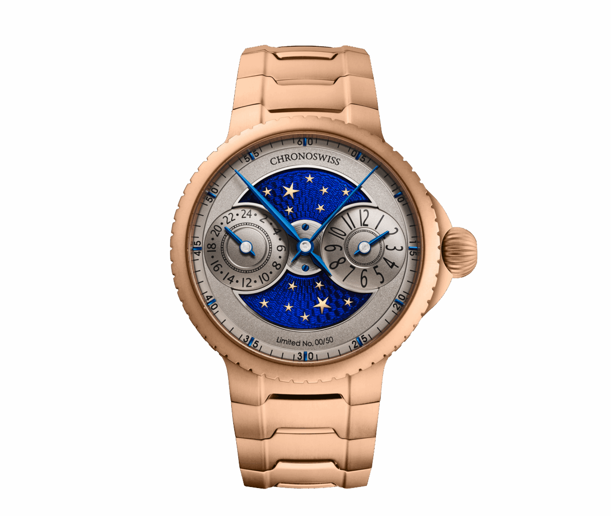 【クロノスイス】新作！モダンメカニカルを象徴する時計「パルス GMT シルバー ギョーシェ」「パルス GMT エナメル スカイゴールド」 - CHRONOSWISS 