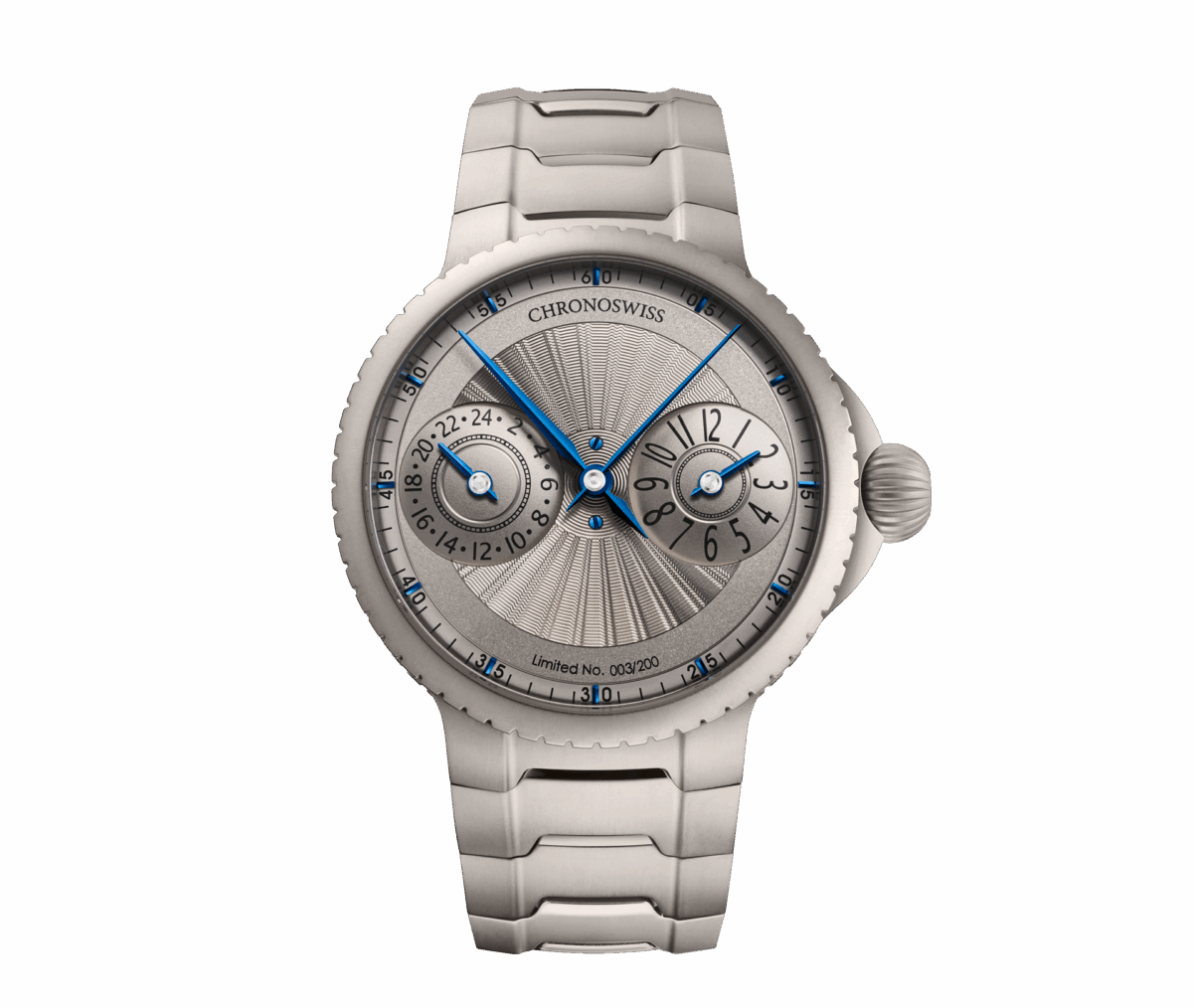 【クロノスイス】新作！モダンメカニカルを象徴する時計「パルス GMT シルバー ギョーシェ」「パルス GMT エナメル スカイゴールド」 - CHRONOSWISS 