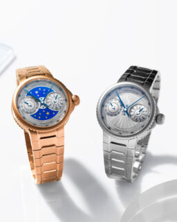 【クロノスイス】新作！モダンメカニカルを象徴する時計「パルス GMT シルバー ギョーシェ」「パルス GMT エナメル スカイゴールド」