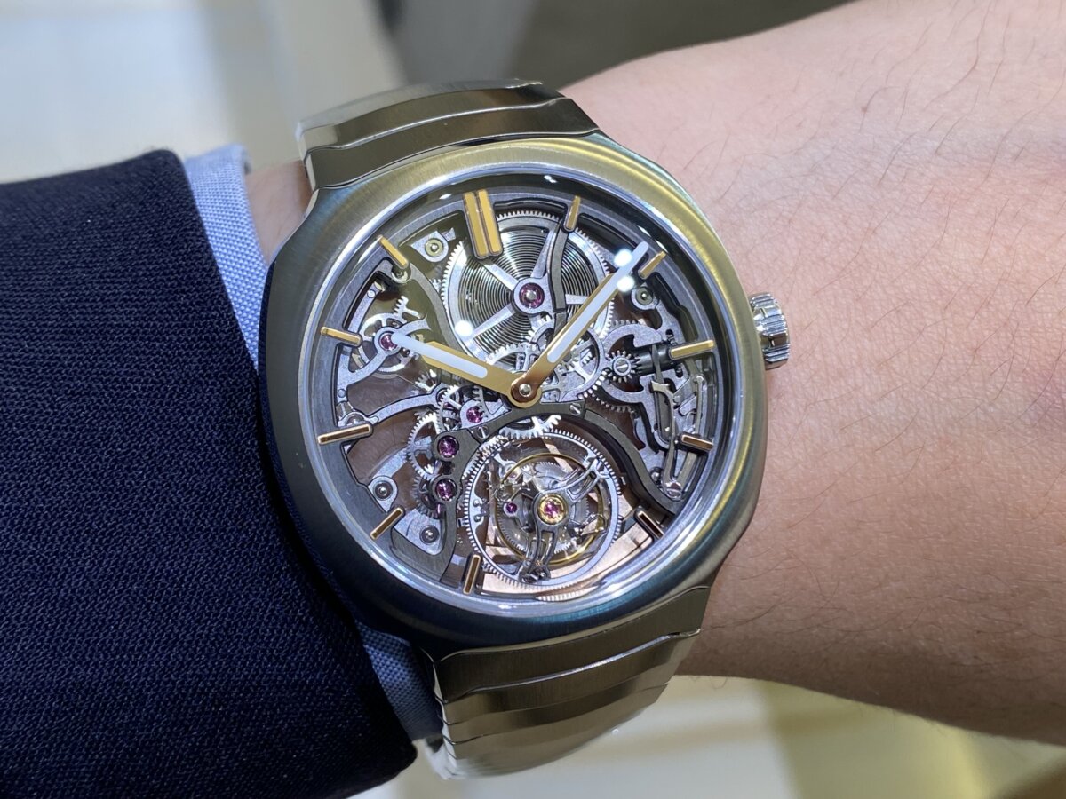 【H.モーザー】入荷速報！ストリームライナー・トゥールビヨン　スケルトン（6814−1200） - H.Moser＆Cie. 
