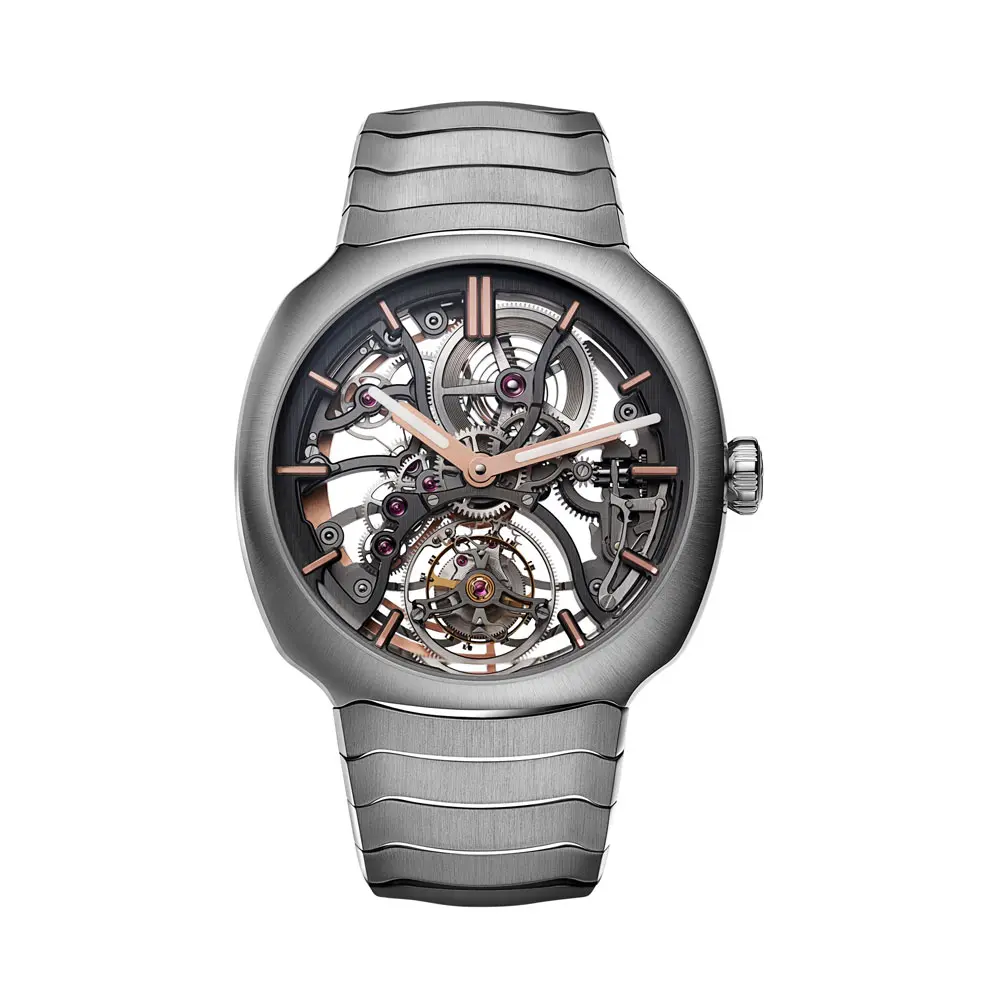 【H.モーザー】入荷速報！ストリームライナー・トゥールビヨン　スケルトン（6814−1200） - H.Moser＆Cie. 