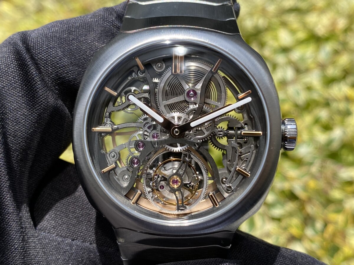 【H.モーザー】入荷速報！ストリームライナー・トゥールビヨン　スケルトン（6814−1200） - H.Moser＆Cie. 