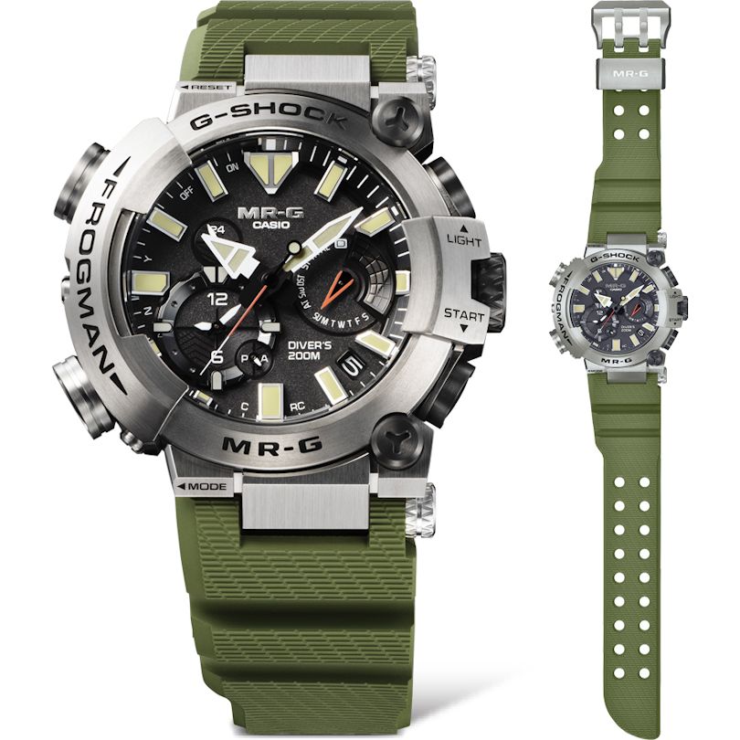 【G-SHOCK MR-G】世界最大のカエル　ゴライアスガエルをモチーフにした特別な1本(MRG-BF1000RG-3AJR) - G-SHOCK 