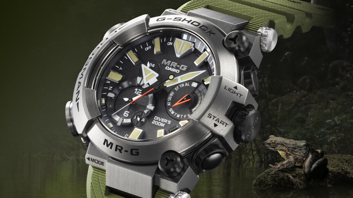 【G-SHOCK MR-G】世界最大のカエル　ゴライアスガエルをモチーフにした特別な1本(MRG-BF1000RG-3AJR) - G-SHOCK 