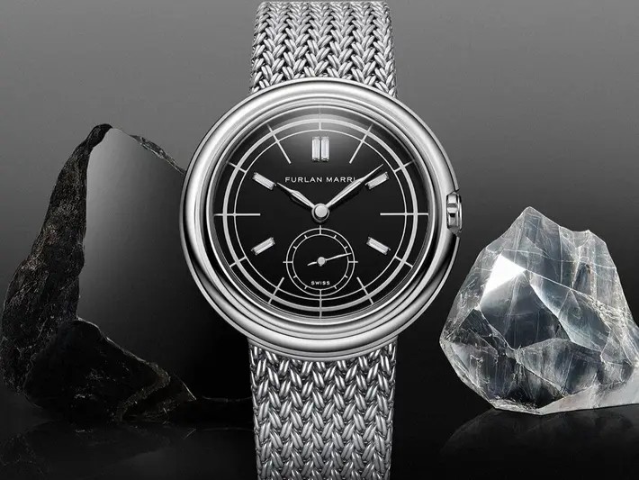 画像 【ブランド唯一の限定品】今や珍しいオニキスダイヤル|ファーラン・マリ「ディスコ・オニキス・ダイヤモンド」 - Furlan Marri
