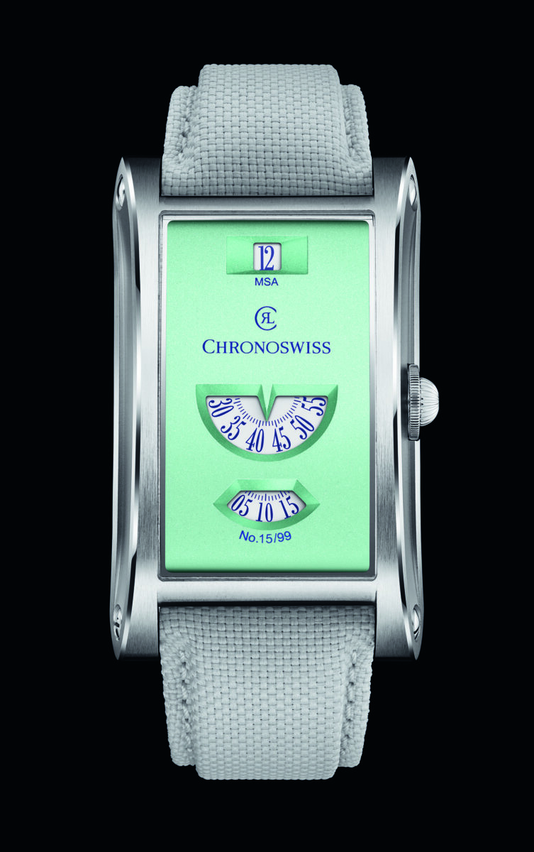 【クロノスイス】新作!針のない機械式時計にパステルカラー「ネオ・デジター・パステルコード」登場!! - CHRONOSWISS