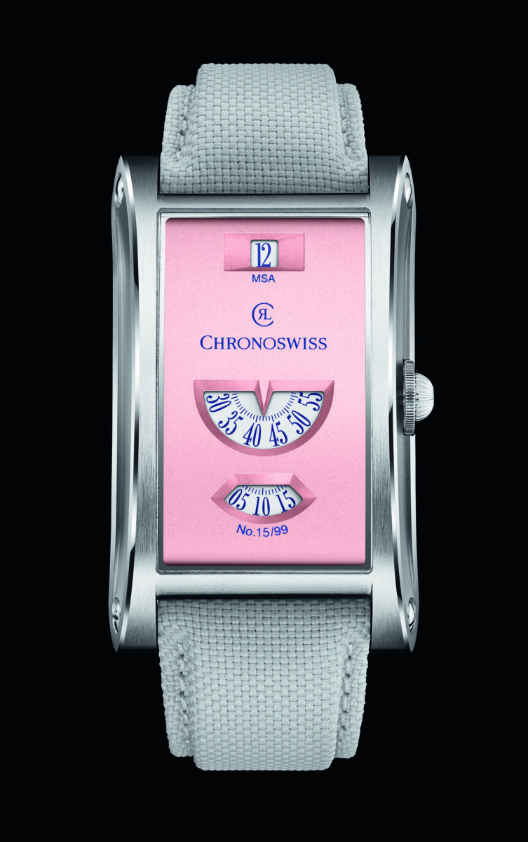 【クロノスイス】新作!針のない機械式時計にパステルカラー「ネオ・デジター・パステルコード」登場!! - CHRONOSWISS