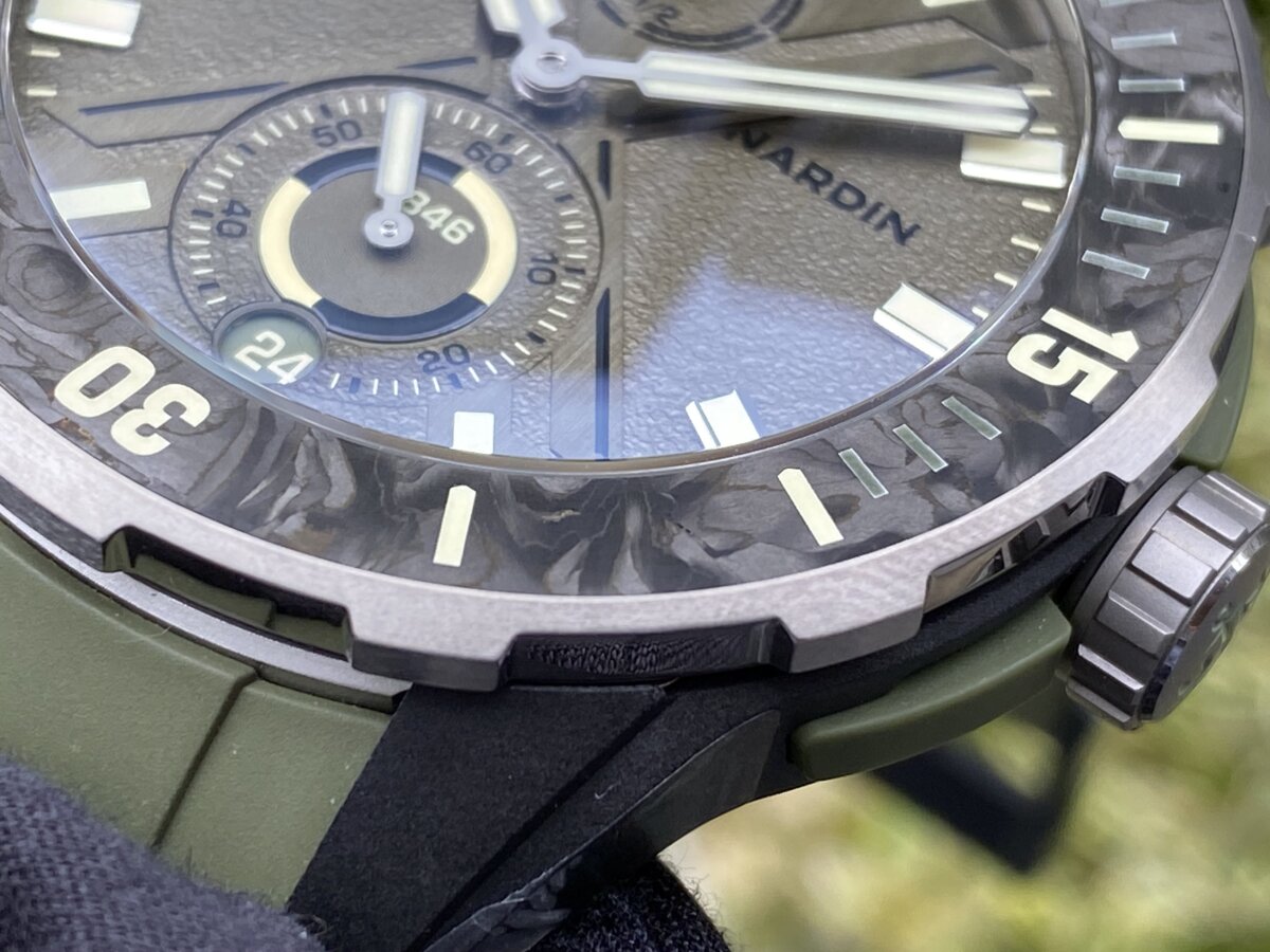 【ユリス・ナルダン】カーキ×ブラックが渋い！「ダイバー ネット OPS」 実機レビュー - ULYSSE NARDIN 