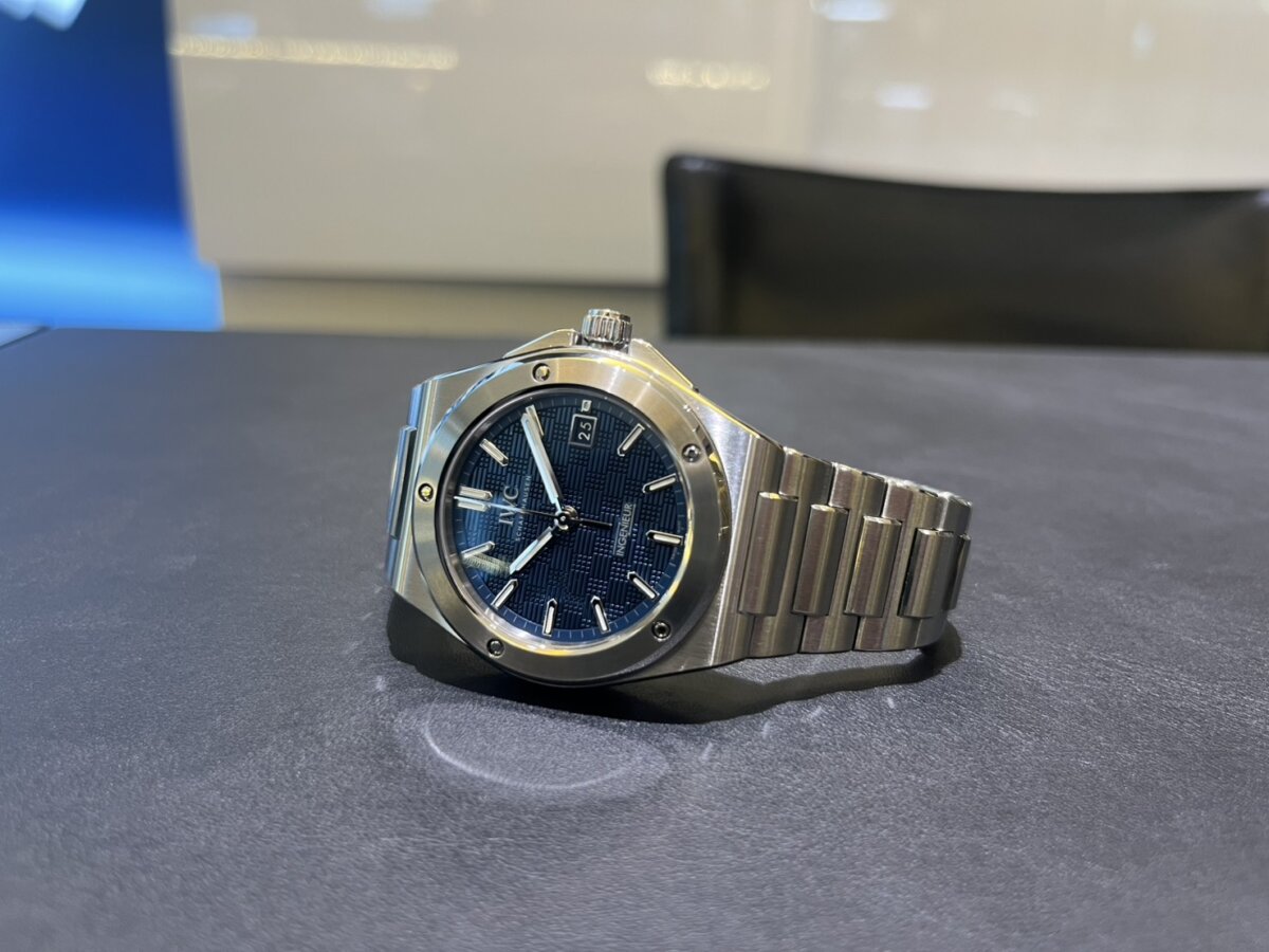 画像 【IWC】待望のブルーダイヤルが入荷!「インヂュニア・オートマティック 40」IW328907 - IWC