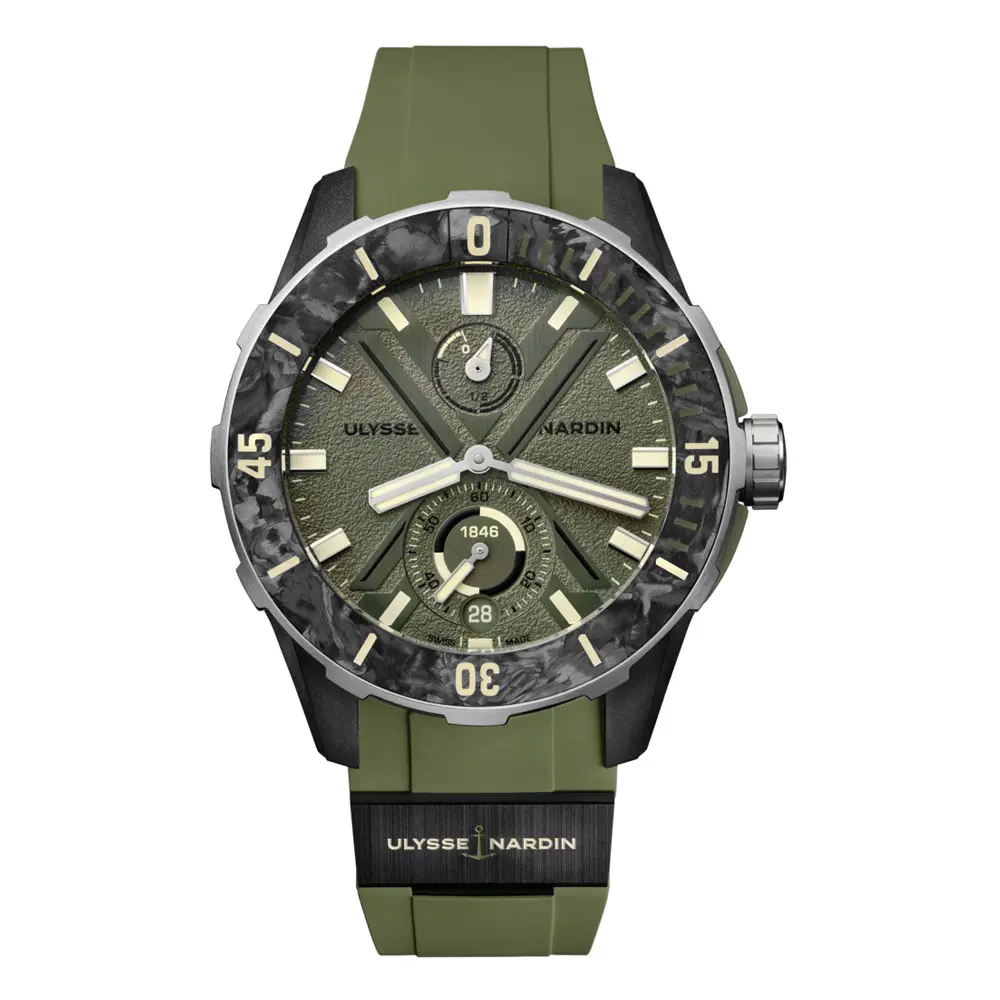 【ユリス・ナルダン】カーキ×ブラックが渋い！「ダイバー ネット OPS」 実機レビュー - ULYSSE NARDIN 