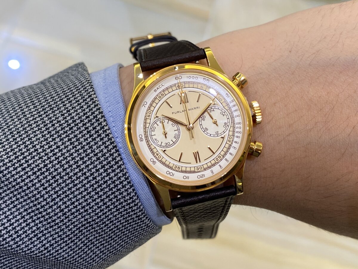 【ファーラン・マリ】大人気モデル入荷！「メカ クオーツ サッビア・ローザ」（SAND-GOLD-20201） - Furlan Marri 
