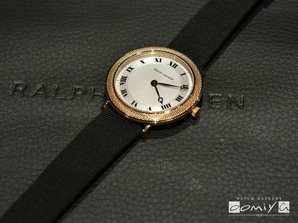 ラルフローレン 2014年新作　スリムクラシックコレクション32㎜ ローズゴールド　RLR0161700 - RALPH LAUREN（取扱い終了） ▶SIHH｜WW 