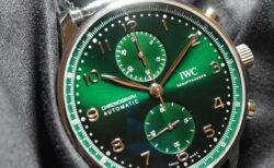 悪目立ちしないグリーンダイヤルだから売れてます！ IWC「ポルトギーゼ・クロノグラフ IW371615」