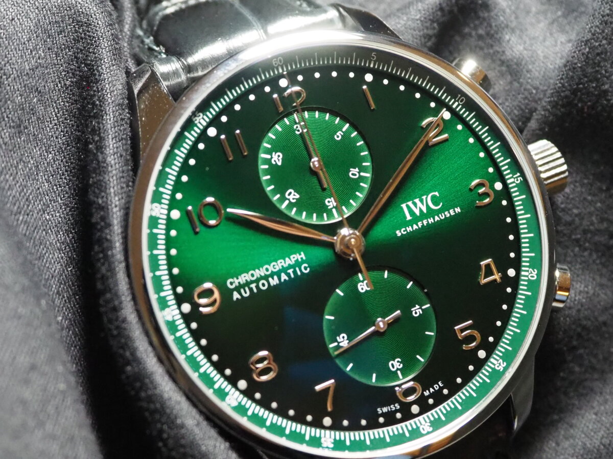 悪目立ちしないグリーンダイヤルだから売れてます！ IWC