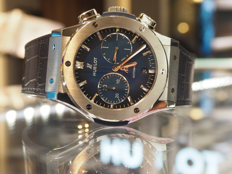 ウブロ クラシックフュージョンチタニウムブルー Classic Fusion Titanium Deep Blue 42 mm | Hublot