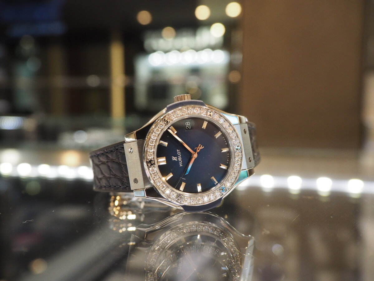 ダイヤモンドで魅せる！ウブロ「クラシック・フュージョン チタニウム