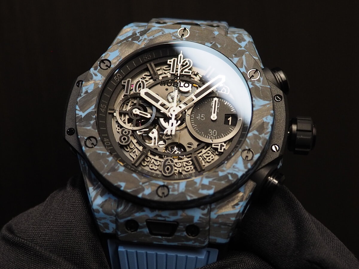 世界に一つだけ？ウブロ「ビッグ・バン ウニコ カーボン スカイブルー