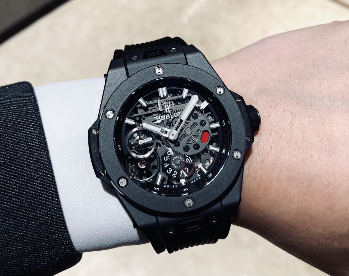HUBLOT ビックバン　手巻き式 HUBLOT】あえて手巻き式という選択？ビッグ・バン メカ-10