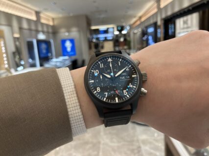 最終回、、、【スタッフが自腹で買うならこの時計！】【IWC】【パイロット・ウォッチ・クロノグラフ 41 トップガン】