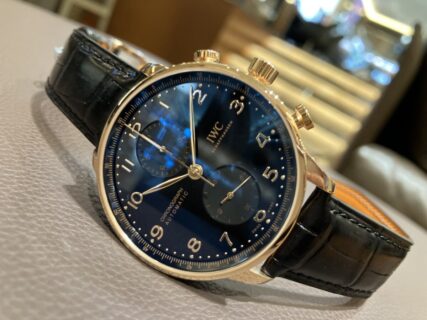 【IWC】大人かっこいいはこれで決まり！魅力あふれるポルトギーゼ・クロノグラフ　IW371625