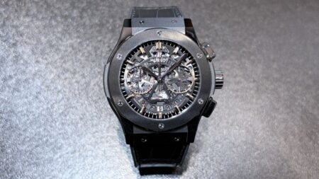 【第12回】新人スタッフが本気で選んだ時計「HUBLOT  アエロ・フュージョン クロノグラフ ブラックマジック」
