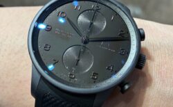 【IWC】奇跡の入荷！！　1,500本限定生産オールブラックモデル　ポルトギーゼ・クロノグラフ・セラタニウム®　IW371631