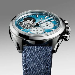 ZENITH×岡山デニムの夢のダブルネーム？ZENITHフェアだからこそ見れる？100本限定モデル。クロノマスター オープン ジャパン エディション
