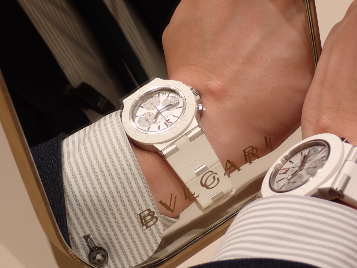 【ブルガリ】ブルガリアルミニウムホワイトこの夏1押しのスポーツウォッチ! - BVLGARI