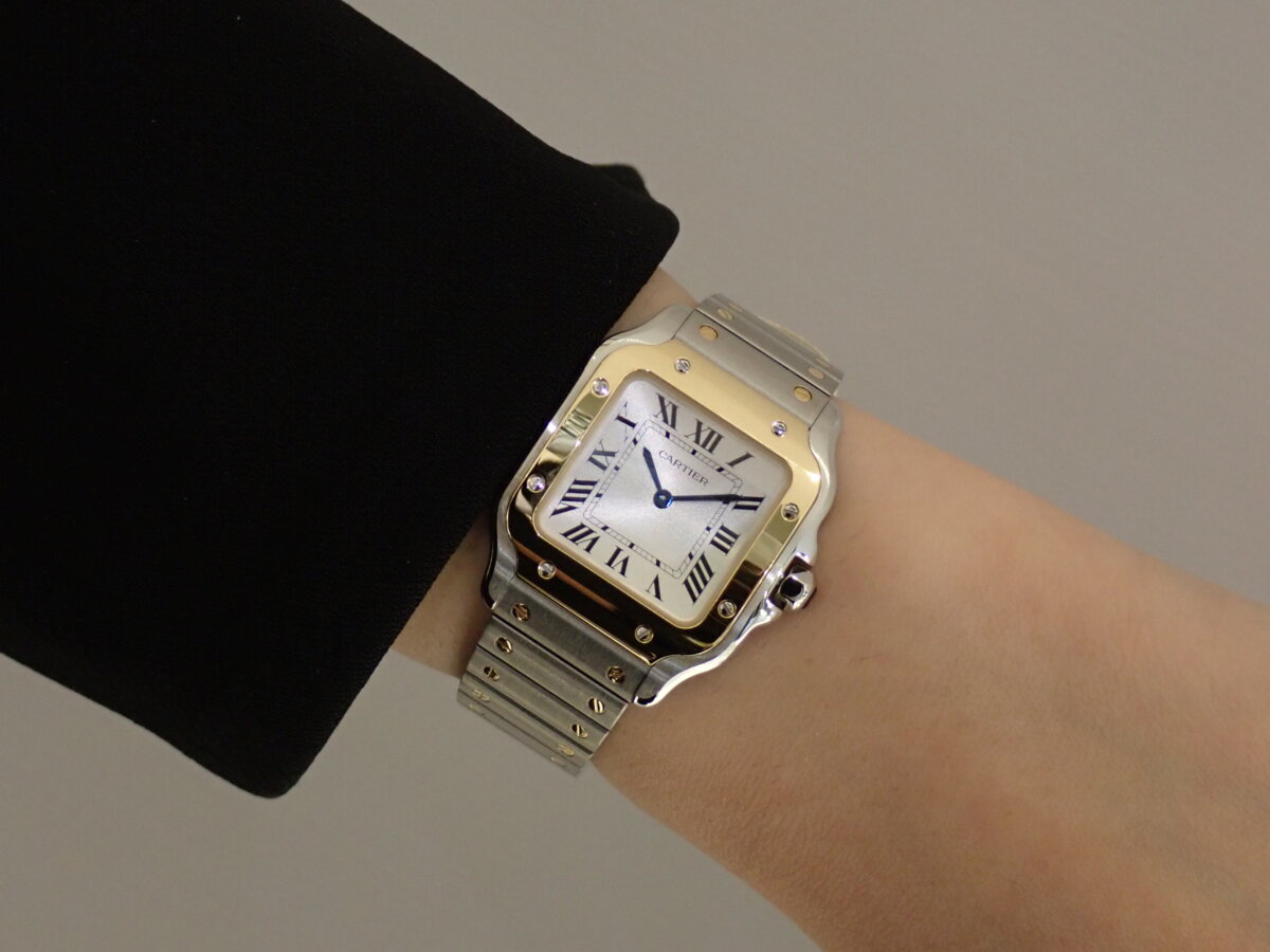 画像 【カルティエ】新作サントスSMサイズ!LM、MMサイズとの違い4選! - Cartier