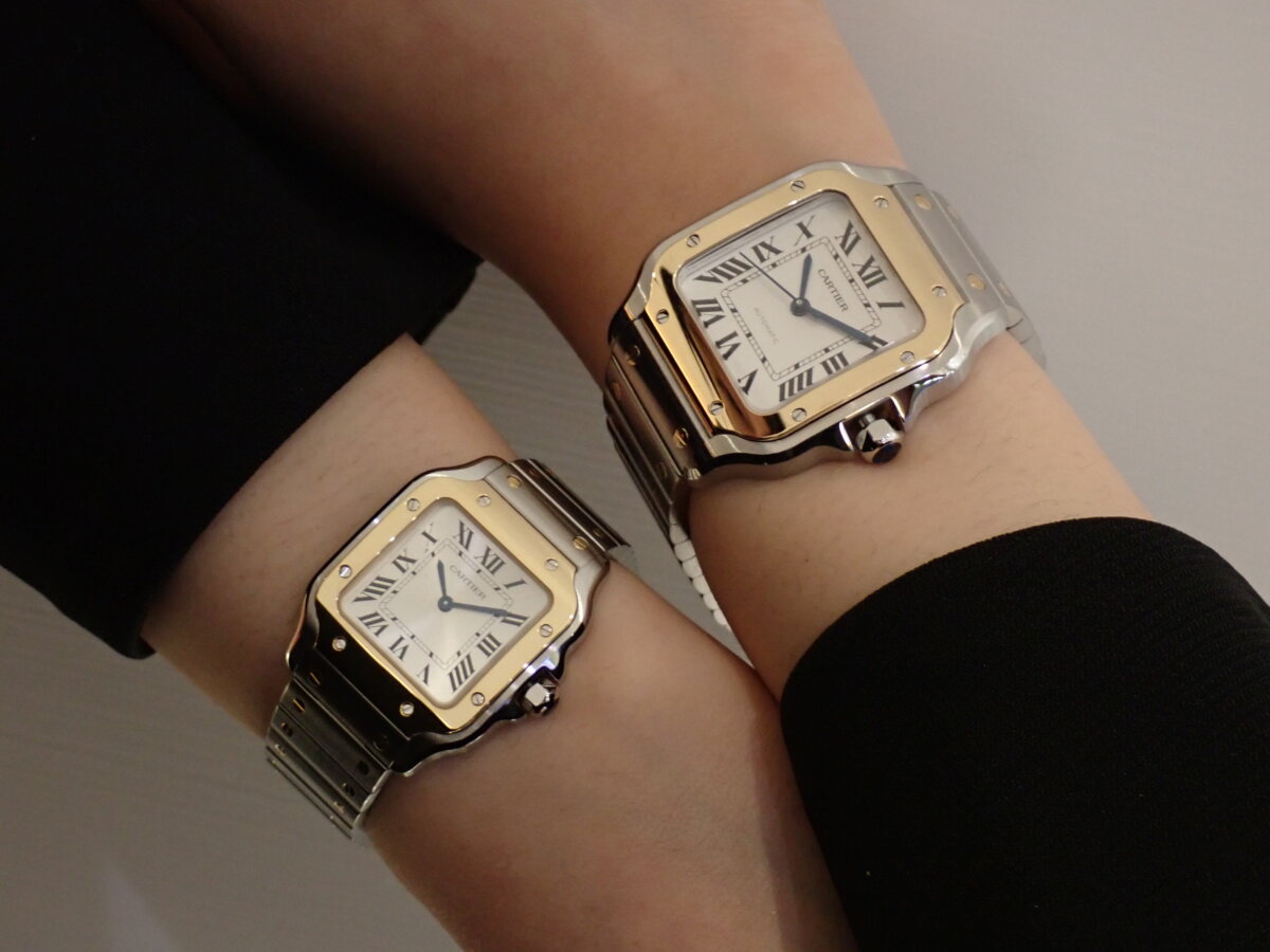 画像 【カルティエ】新作サントスSMサイズ!LM、MMサイズとの違い4選! - Cartier