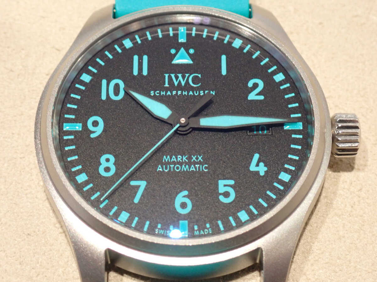 画像 【IWC】 マーク XX AMGペトロナスF1チーム IW328210 チタンとペトロナスグリーンが生む究極の相棒時計 - IWC