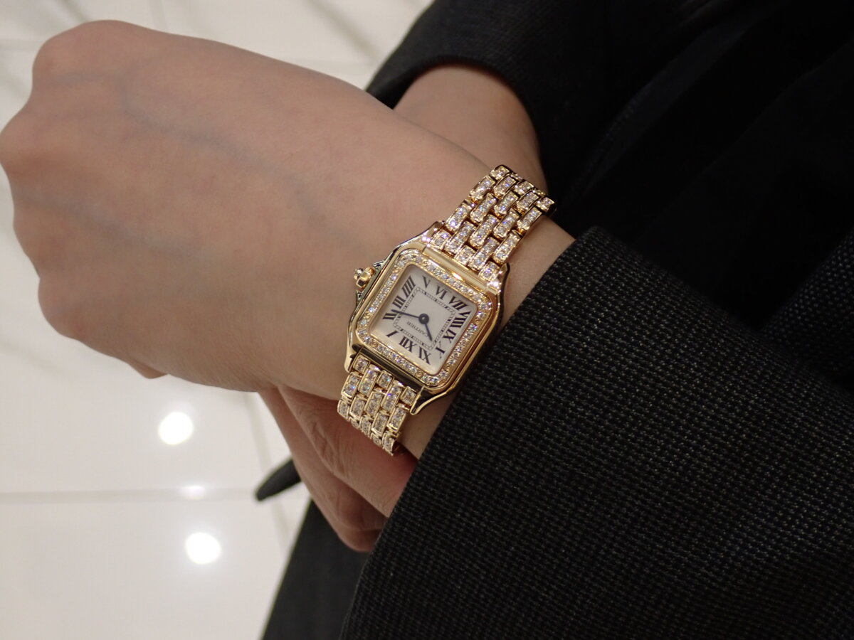【カルティエ】新作ジュエリーウォッチ、パンテール、タンクアメリカン、２本ご紹介いたします。 - Cartier 