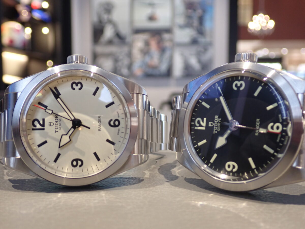 画像 【チューダー】レンジャー デューンホワイトとブラックダイアルの比較 - TUDOR