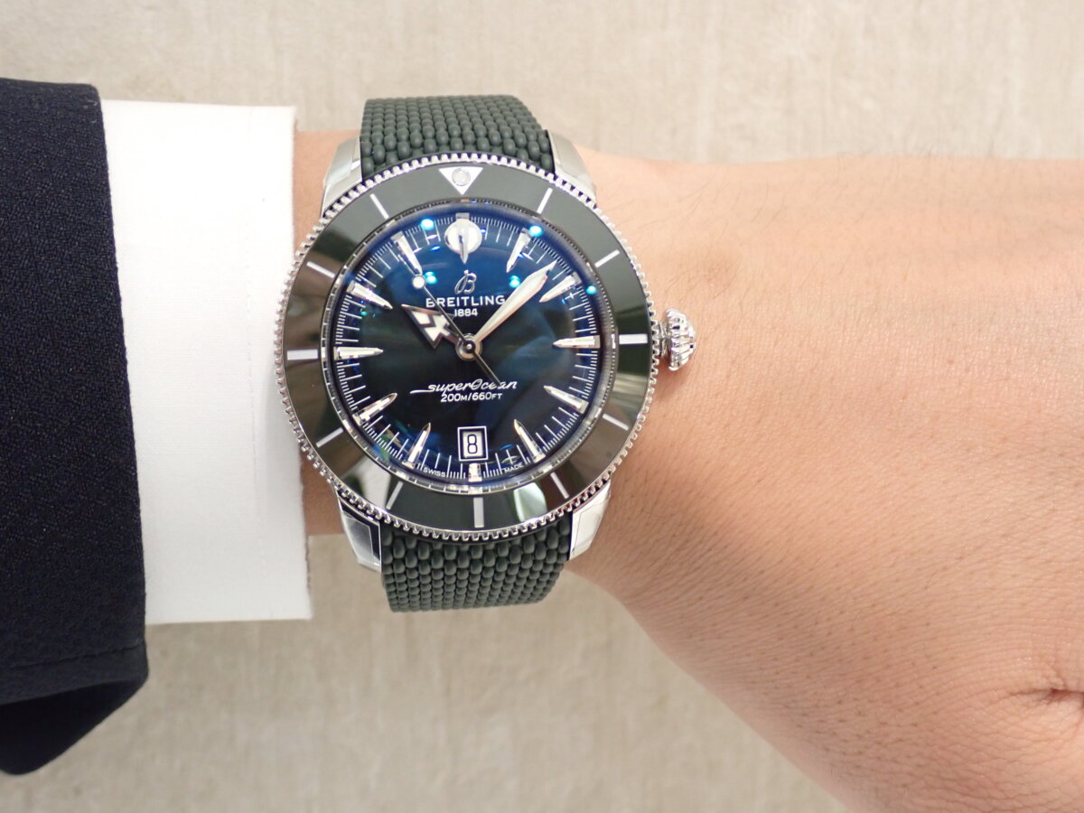 【ブライトリング】　ダイバーで裏スケルトン！？  スーパーオーシャンヘリテージ　AB311236L1S1　44 - BREITLING 