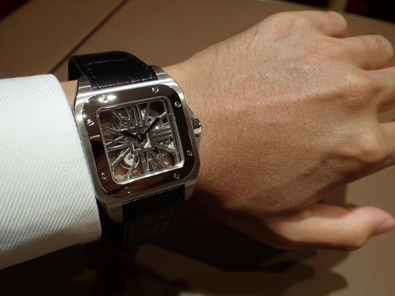 カルティエ サントス100 スケルトンウォッチ (Ref:2020018)入荷！ - Cartier 